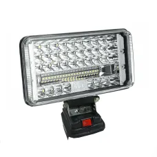 1000LM LED Work Light Energy Efficient  Portable for Outdoor Camping Shops Car Repair Suitable for 18V-20V Mak Battery Rechargeable 16/48 Lamp Beads Option