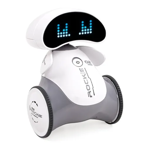 JJRC R33 Rocki 2.4GHz Intelligent RC Robot Touch Sensor LED Light Programming Auto Demo for Children Gift