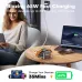 [GaN Tech] WLX-R8C 7-in-1 USB Desktop Charger Station 65W 6-port USB PD Charger with 15W Wireless Charger Pad Fast Desktop Charging Station EU Plug for iPhone 17 17 Pro 16 15 14 Pro Max for Huawei Mate XTs for Oppo for Xiaomi for Apple Watch