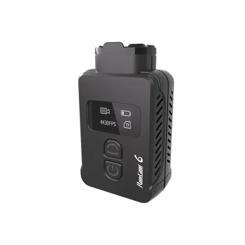 RunCam 6 4K Recording HD FPV Camera 12MP 1/2.3 inch Oled Support EIS GyroFlow WiFi With Replaceable Battery for RC Drone ZOHD FPV Airplane