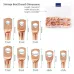 60pcs Wire Lug Copper Ring SC6-25 Copper Connectors Bare Cable Electric Crimp Terminal Connector Kit