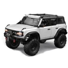 HB Toys RTR R1001/2/3 Upgraded Version 1/10 2.4G 4WD RC Car with Winch Differential Lock Full Proportional Rock Crawler LED Light 2 Speed Off-Road Climbing Truck Vehicles Models Toys