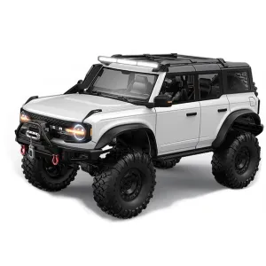 HB Toys RTR R1001/2/3 Upgraded Version 1/10 2.4G 4WD RC Car with Winch Differential Lock Full Proportional Rock Crawler LED Light 2 Speed Off-Road Climbing Truck Vehicles Models Toys