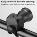 BENGGUO Bicycle Horn 120dB High Sound Bike Bell Horn 5 Light Modes 200mAh Type-Waterproof Electric Horn for Cycling