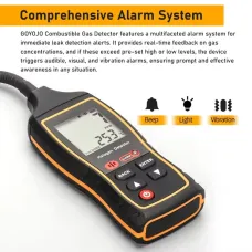 SNDWAY SW-743A Halogen Leak Detector for Car Refrigerants AC Freon CFC HCFC HFC LCD Display 1PPM Sensitivity 0-1000PPM Quick Response Adjustable Alarm