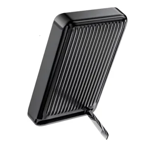 MOVESPEED MSP03 QI2 3-in-1 15W Magnetic Wireless Power Bank 30W 10000mAh External Battery Power Supply with 1 Input & 2 Outputs Fast Charging for iPhone 16 16 Pro 15 14 13 Pro Max for Huawei Pura X for Xiaomi 15pro with Foldable Stand