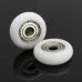 10pcs Nylon Plastic Carbon Steel Bearings Pulley Wheels Embedded Ball Bearings 5*23*7mm