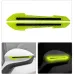 2pcs 3D Car Bumper Reflective Strips Car Rearview Mirror Stickers Safety Reflective Stickers Reflective Warning Stickers