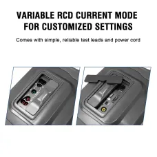 DT-6650 Multifunction Installation Tester 3.5 Inch TFT Color LCD IP67 Safety Voltage Insulation Resistance Earth Resistance USB Bluetooth