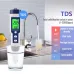 5-In-1 Salinity Meter PH/TDS Water Tests TIF/EC/Temperature Multifunctional Water Quality Tests TIF with LCD Display