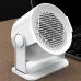 400W Portable Heater Fan Home Heater Heating Heater Shake Head Heater Household Small Electric Heater Desktop for Office Home
