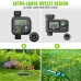 Rainpoint Smart Garden Irrigation Timer Weather-Responsive Rain Delay LCD Digital Water Timer Automatic Watering System Drip Irrigation Controller
