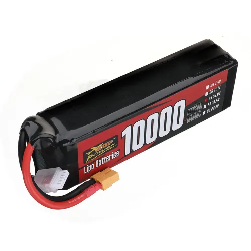 ZOP Power 14.8V 10000mAh 100C 4S LiPo Battery XT60 Plug for RC Drone