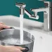 1440 Rotatable Scalable Metal Faucet Aerator Bathroom Tap Splash-proof Bubbler Faucet Filter Nozzle Tap Saving Water Extender