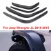 Car Front Rear Mudguard Low Fender Splash Protector Protective Guards Flares Mudflaps For Jeep JL 2018-2025