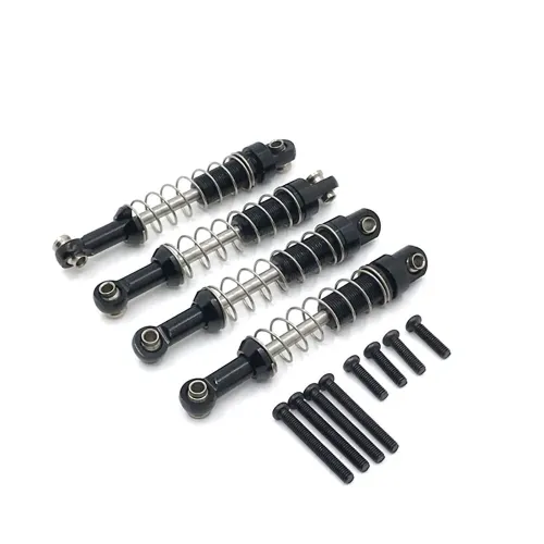 4PCS Metal Upgraded Shock Absorber For MN D90 D91 D96 MN98 99S WPL C14 C24 C34 RC Car Parts