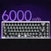 WEIKAV NUT65 Aluminum Mechanical Keyboard Tri-mode ARGB Light Dual Gasket Structure 6000mAh Battery 2.4G/bluetooth/Wired Gamer Keyboards