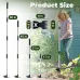 60 Inch Long Handle Weed Puller Tool 2 in 1 Garden Hoe and Rake Stainless Steel Manual Weeder Remover Heavy Duty Cast Steel Gardening Tool Yard Lawn Patio Garden