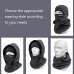 DEFATUFull Face Head Cover Two-Layer Hat Design Warm Winter Helmet Liner Windproof Fishing Skiing Hiking Cycling Headgear