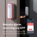 Tuya WiFi Door Magnetic Sensor Sound and Light Door Window Alarm Smart Detects Open Close Triggers On-Site Sound-Light Alarm Sensors
