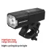 BIKIGHLEHigh Brightness Long-range Bicycle Headlight IPX4 Waterproof USB Charging 3 Light Modes Bike Front Light for MTB Night Riding Safety
