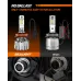 SEALIGHT S6 Pair 36000 Lumens LED Car Headlight Bulbs Front Fog Lamp 6500K Cool White Hi Low Beamwith Cooling Fan