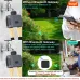 SGW02MZ Tuya Zigbe Smart Irrigation Timer Dual Zone Sprinkler Drip Irrigation Device IPX5 Waterproof Voice Control with Alexa Google Home for Garden Lawn