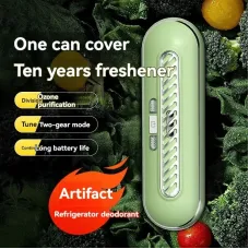 Refrigerator Deodorizer Ozone Sterilization Air Purifier 1200mAh Battery with Quick Air Purification for Effective Odor and Germ Removal