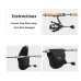 Portable Fishing Reel Bag Waterproof Protective Case Cover For Spinning Reel Baitcasting Reel Drum Storage Bag