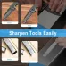 DMD 3 Side Diamond Sharpening Stone Whetstone 400/1000/6000 Grit for Knife and Tool Sharpening with Non-Slip Base