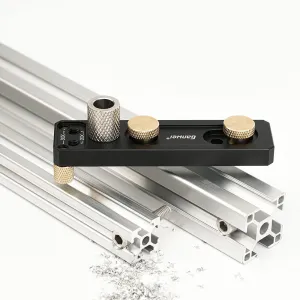 Aluminum Profile Drill Guide Access Hole Drill Jig For 2020 2040 3030 3060 European Standard Aluminum Extrusion Profile