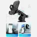 HOCO CA76 Universal Car Phone Holder Adjustable GPS Mount Stand for iPhone 16 16 Pro 15 14 13 Pro Max for Huawei Mate XT for Xiaomi 15pro for Samsung Galaxy Z Flip6