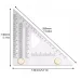 1Pc Carpenter Square 3D Multi Angle Measuring Ruler Precision Hole Positioning Marking Gauge Woodworking Scriber Triangle Ruler