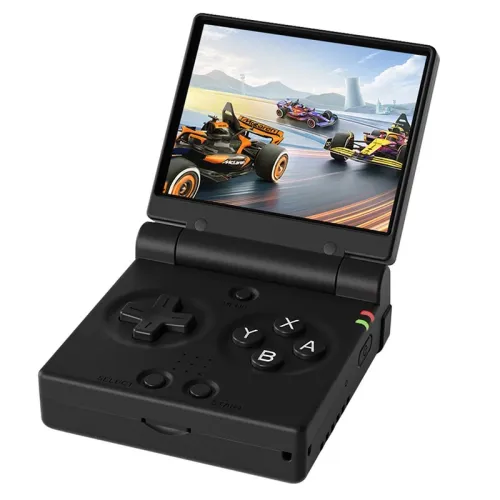 64G Miyoo Mini Flip Handheld Game Console 4000+ Games Open Source System 2.8-Inch Screen WiFi Multiplayer 2500mAh Battery Portable Video Game Player Console