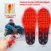 TENGOO Unisex Electric Heated Boot Insoles - Wireless Remote, 60s Heating, USB Rechargeable, Waterproof, Built-in Battery, Winter Thermal Insole Foot for Outdoor