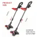 [USA Direct] Ecomax 12" Cordless String Trimmer & Edger 18V Electric Weed Wacker with 2 Battery & Charger Lightweight Weed Eater Edger Lawn Tool with 90 Degree Adjustable Head for Yard and Garden