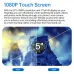 SHIMBOL CP5 1080p Full HD 5'' Touch Screens Rear Camera Selfie Monitor for Vlog Live Streaming Compatible for iPhone Android