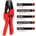 AN10WF Self-Adjusting Crimping Tool AWG 22-8 Wire End Ferrules Ergonomic Handle Energy-Saving Design Precision Die Electrical Wiring Tools