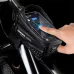 TAKEZERO 1L Bicycle Bag Waterproof Bike Phone Holder Frame Front Tube Cycling Bag Phone Case Support for 4.7-6.8 Inch Touch Screen Smartphones