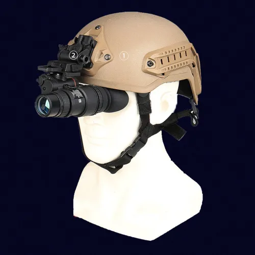 IPRee 1X32 Infrared Digital Night Vision Goggles NVG Scope Monocular PVS-18 Head Mounted Helmet Hunting Trail ICamera Monocular