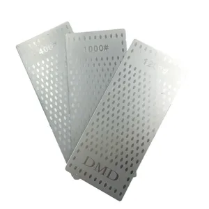 3PCS Diamond Sharpening Stone Single-Sided 400 1000 1200 Grit Versatile Use Kitchen Garden Woodworking Tool Sharpener High Durability