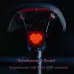 Leadbike DIY Synchronous Smart Taillight 244 Pixels Mobile App Pattern Edit Brake Sensing Dual Mount Type-Rechargeable Bicycle Rear Light for Cycling Fun