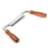 GANWEI MG0-000-0119 Woodworking Draw Knife HSS Blade 6mm Thickness 110mm Width Ergonomic Wooden Handles Precision Wood Carving Tool