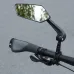 1 Pair of Bicycle Rear View Mirror 360Adjustable Clear Wide Range HConvex Rearview Mirror for Electric Bike