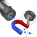 P8 LE600LM Mini Flashlight Built-in Battery Type-Charging Portable Strong Light Multi-Function With Magnet Pen Clamp Head Light