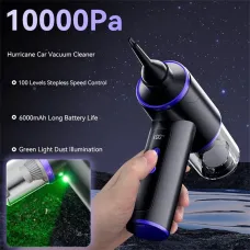 Portable Handheld Vacuum Cleaner 10000Pa Strong Suction 100 Levels Speed Control Multi-Mode Lightweight Type-C Charging Car Home Cleaning