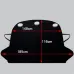 600D Oxford Cloth Car Windshield Sunshade Snow Cover with Rearview Mirrors Covers Waterproof Sun Blocking Snowproof