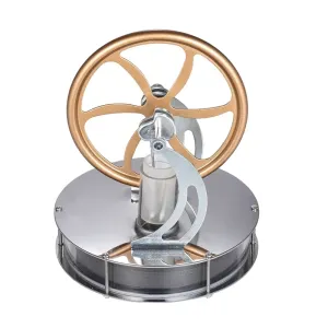 LL-001 Metal Low Temperature Stirling Engine Model Motor Steam Heat DIY Class Education Desktop Display Toy Gifts