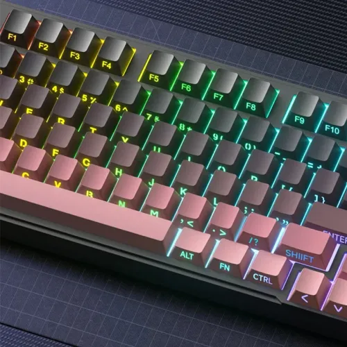 FURYCUBE IP98 98 Keys Gaming Keyboards with Intelligent Knob IPX8 Waterproof RGB Light E-sports Gamer Keyboards for PC Laptop Computer