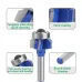 LAVIE 8mm Shank high quality 4 flutes Router Bit set woodworking milling cutter R1 R2 R3 Trimming Knife Edge